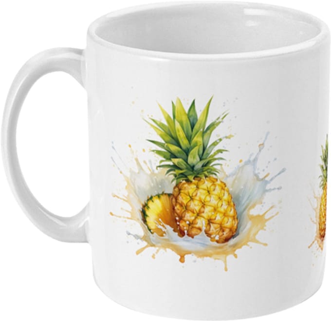 Geurfruit - Mok - Design - Ananas - Vaatwasser - Magnetron