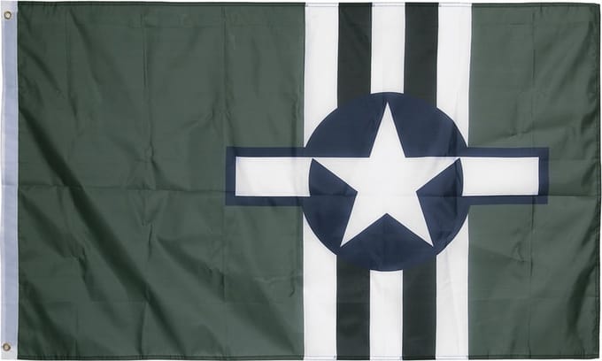 Vlag USAF Invasion Marks D-Day