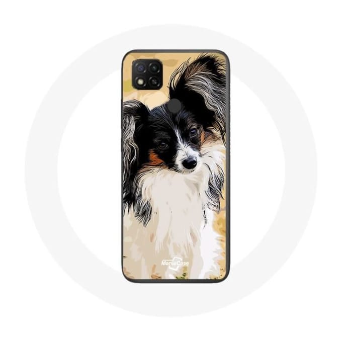 Xiaomi Redmi 9C Case Continental Miniatuurspaniël Vlinderhondenras
