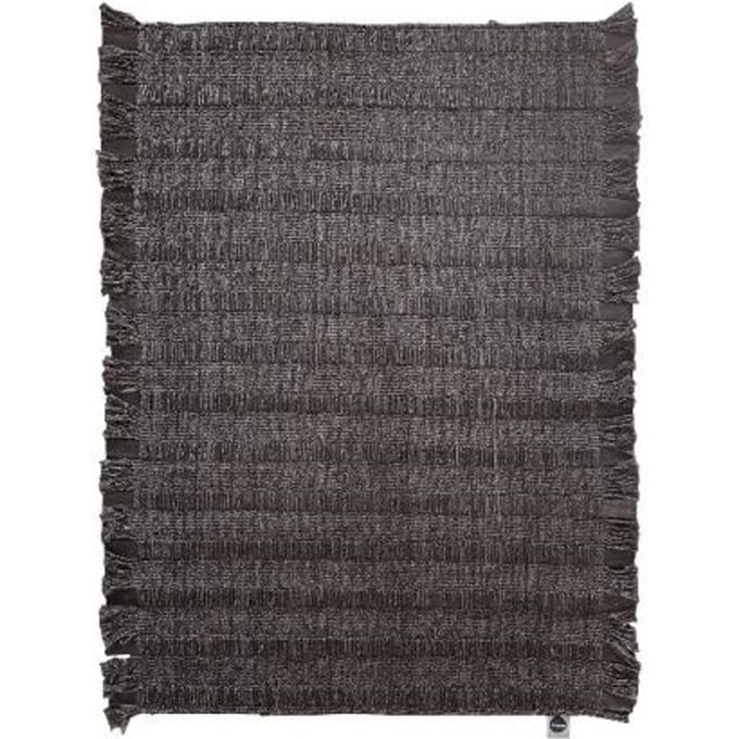 Nomad Rubber Rug black - 120 x 80 cm