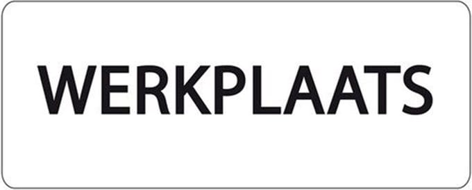 Ivana Tekstbord Werkkplaats