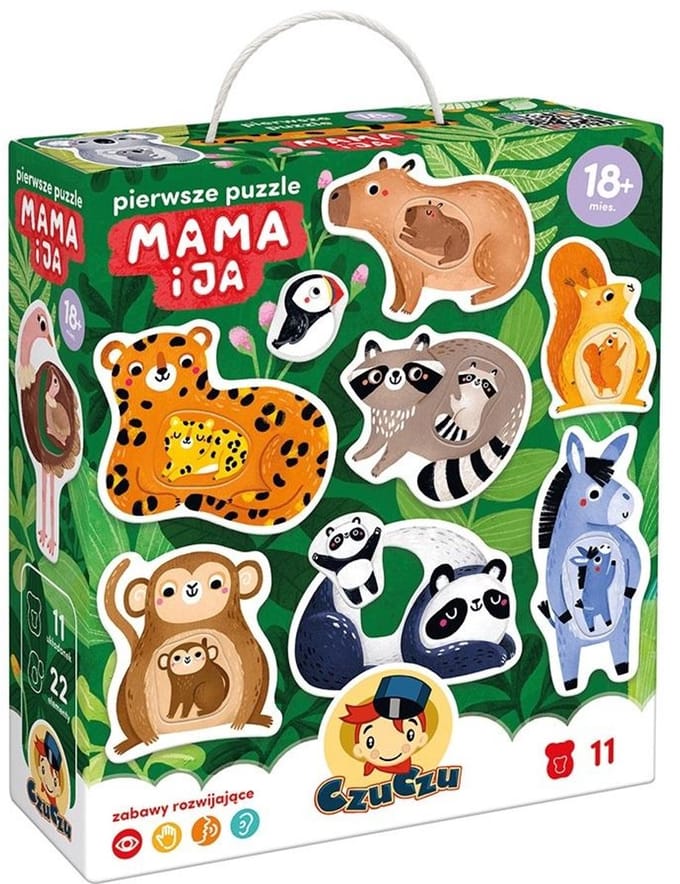 CzuCzu Pierwsze puzzle Mama i ja 18m.+ - CzuCzu Eerste puzzel Mama en ik 18m.+
