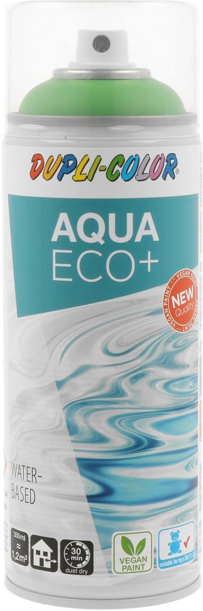 DupliColor Aqua Eco+ RAL6018 Geelgroen Mat Spuitbus 350ml