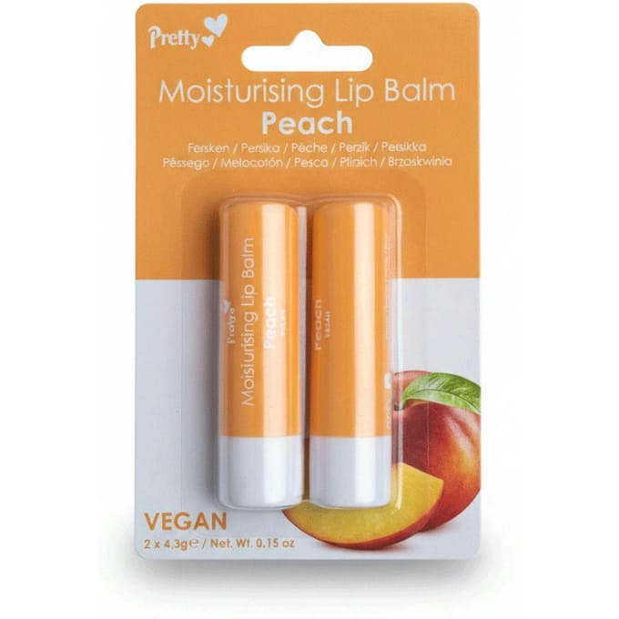 Pretty Moisturising Lip Balm Peach 4.3 g