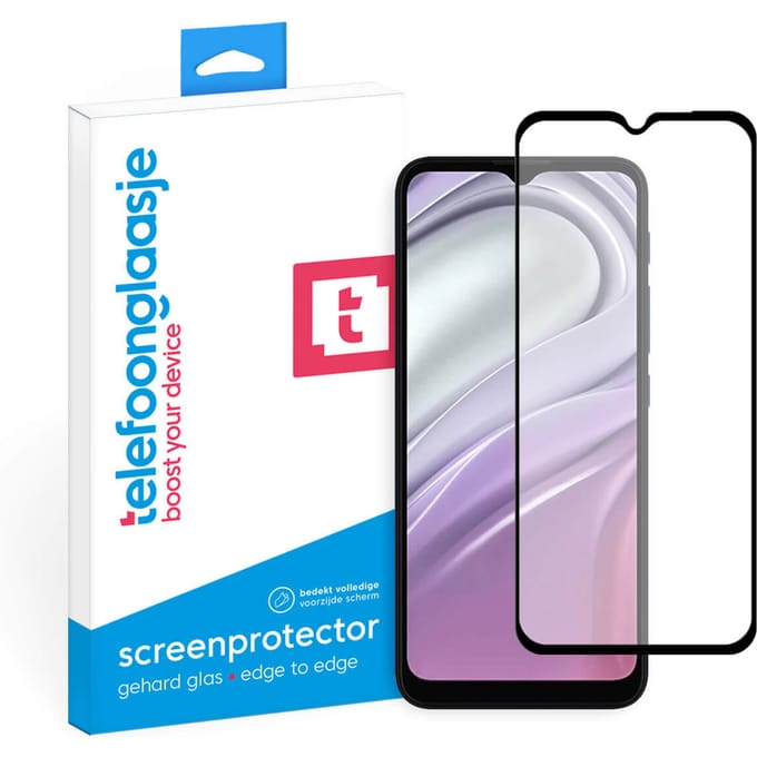 Motorola Moto G20 screenprotector gehard glas Edge to Edge