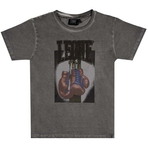 T-shirt Korte Mouw Leone 1947 Boy Short Sleeves Washed