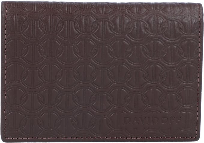 Davidoff Icon Kredietkaart etui Leer 10.5 cm - 2 Sleuven - braun
