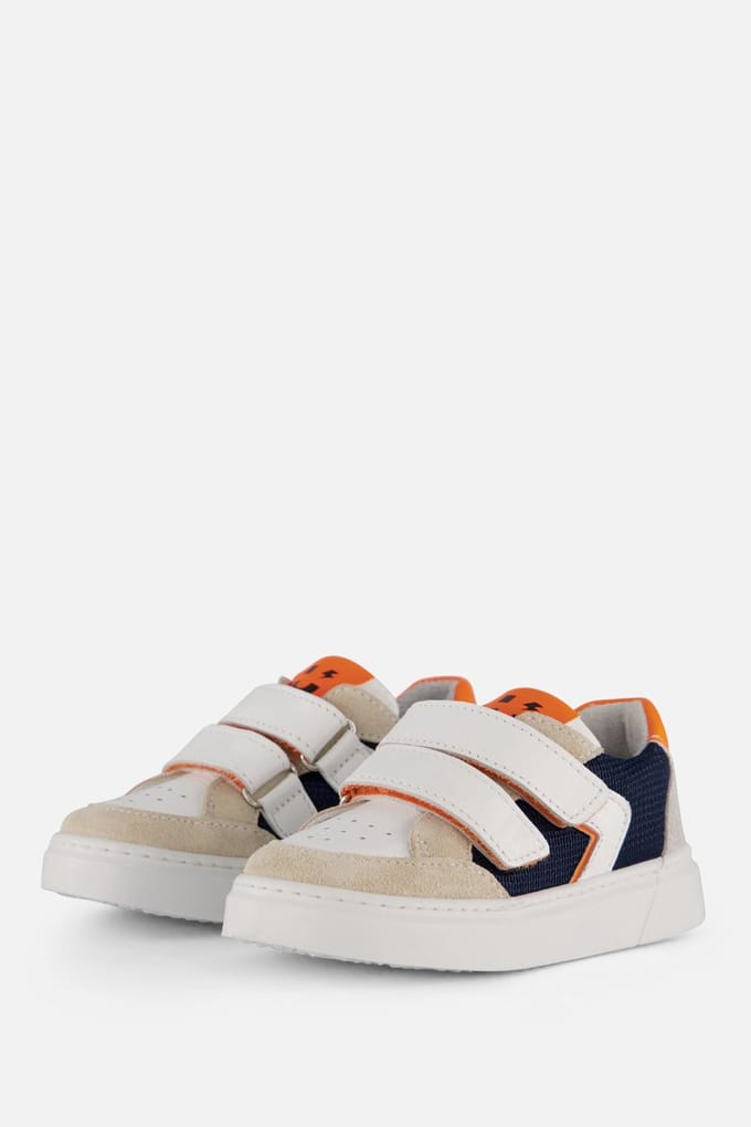 Muyters Velcro Sneakers blauw Leer - Maat 27 - Kinderschoenen