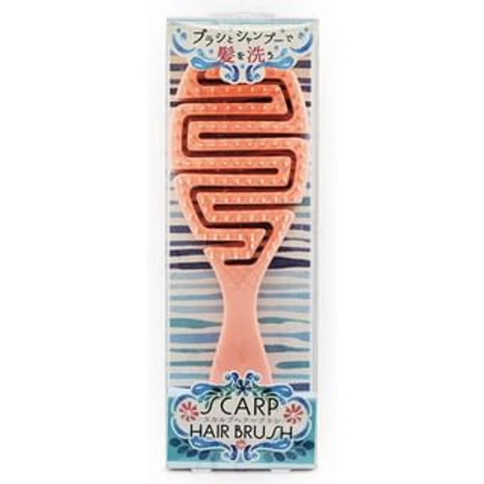 LUCKY TRENDY - Scarp Hair Brush 1 pc - Pink