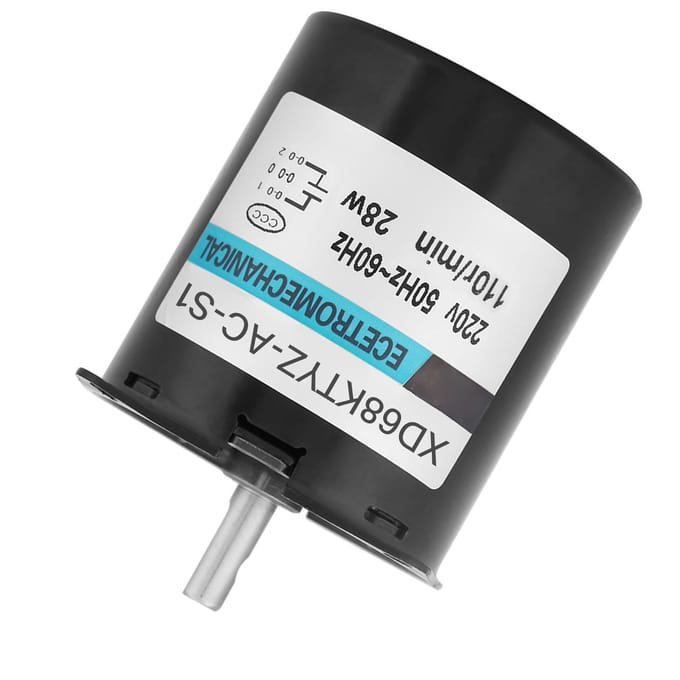 XD68KTYZAC S1 AC220V 28W Permanente Magneet Synchrone Tandwielmotor CW CCW 110 tpm