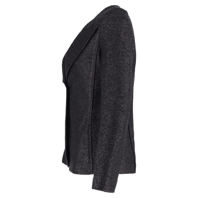 Giorgio Armani Effen Blazer met Één Knop in Zwarte Polyamide