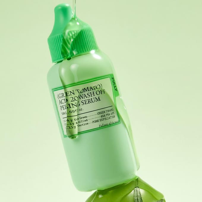 [ENTIÈREMENT] Sérum Peeling Lavable Green Tomato Acid 20 50 ml green