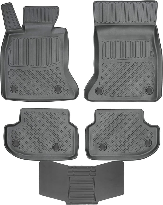 Max-Dywanik ARISTAR - Automatten Set - BMW 5 F10/F11 2013-2017 - Precies Pasvorm - Zwart