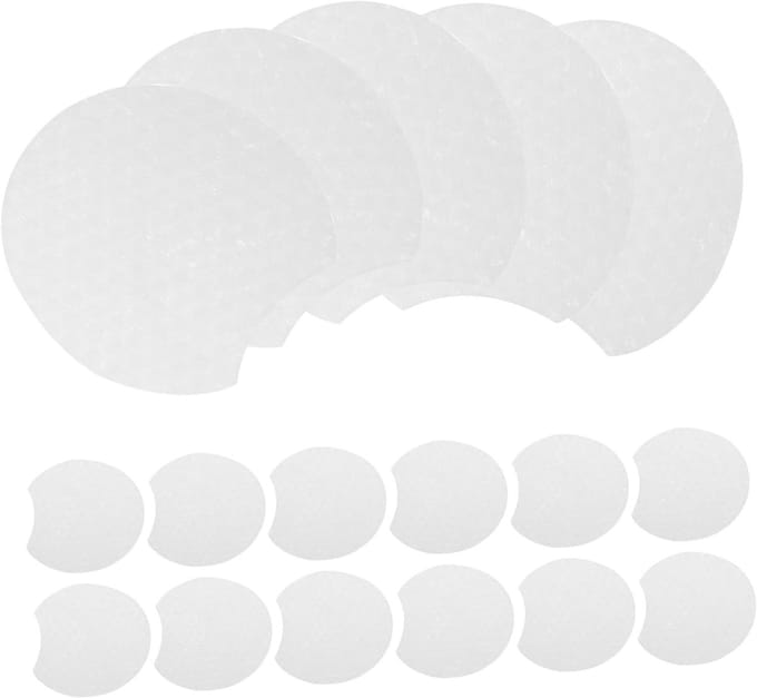 Wattenschijfjes - Make-up pads - Make-up verwijderen - Parelpatroon - 1200 stuks - Wit
