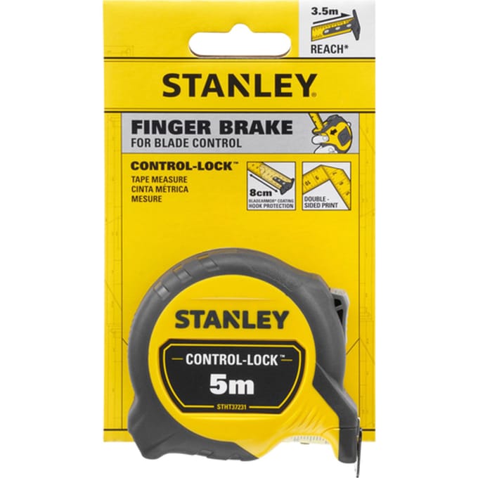 STANLEY Rolbandmaat CONTROL 5M X 25MM TAPE - STHT37231-0