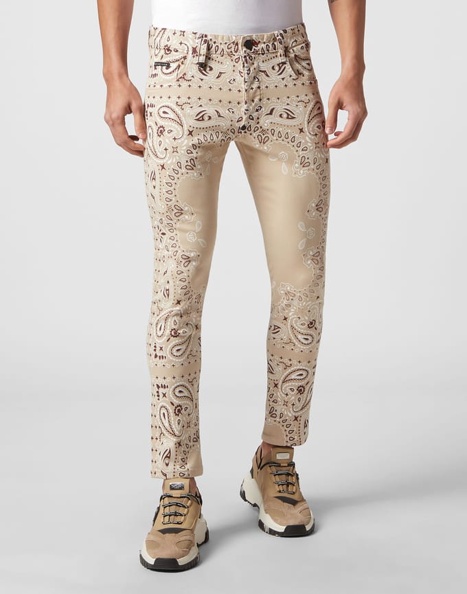 Jeans Skinny Fit Paisley