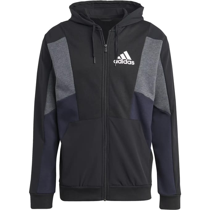 Sweatshirt capuchon met volledige rits adidas Essentials Colorblock