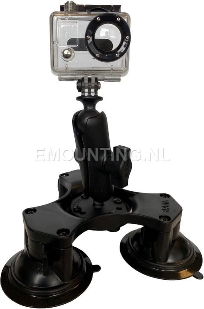 Triple Suction GoPro montageset RAP-B-365-224-GOP1U