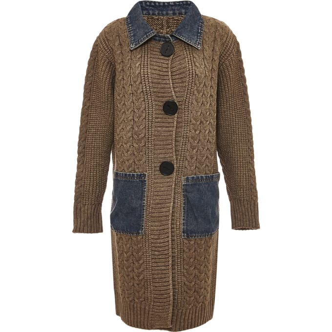 RISA Vest Dames koffie