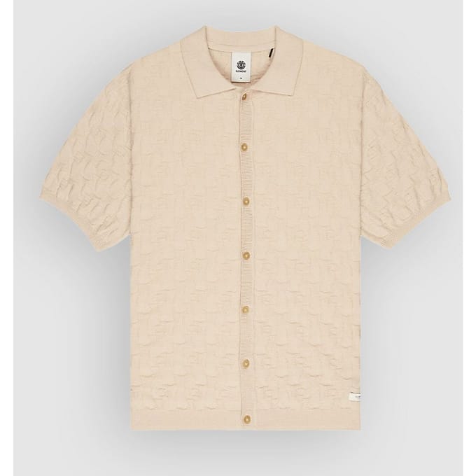 Element Sight Textured Knit Shirt bruin