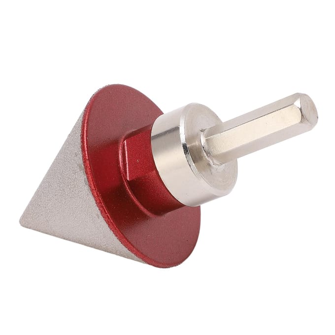 48MM Diamant Afschuinbit met Converter 60 Graden Hoek Kegel Afschuin Freesbit voor Marmer Glas