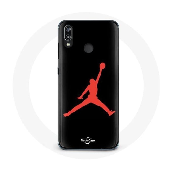 Coque - Air Jordan - P20 Lite - Rouge - Souple - Logo rouge