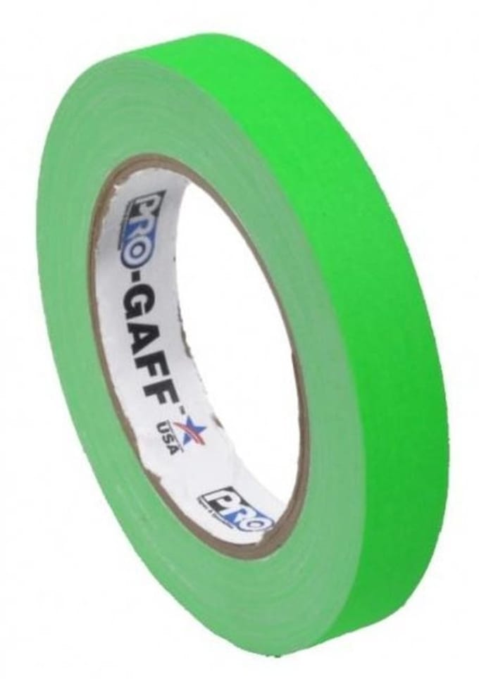 Pro Tapes Pro Gaff Fluor Gaffa Tape 19mm x 22,8m Groen
