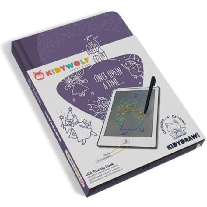 KIDYWOLF - KIDYDRAW MINI Tekentablet Voor Kinderen - Once Upon a Time thema - Educatief - 4+ jaar