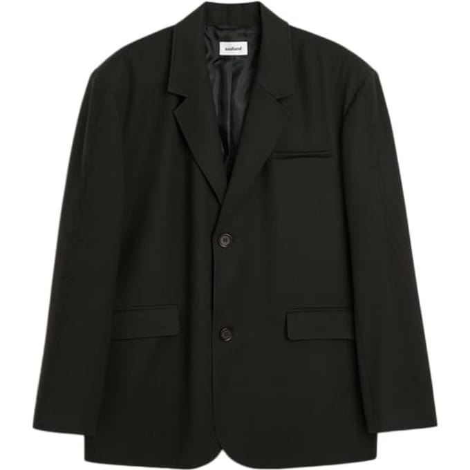 Soulland Jude Blazer Brown Emroidered Größe: XS/S | Blazer Outlet | Unisex | Braun