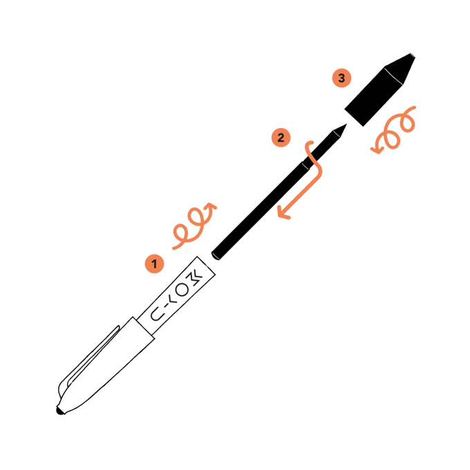 Erasable Ballpoint Pen Ballers