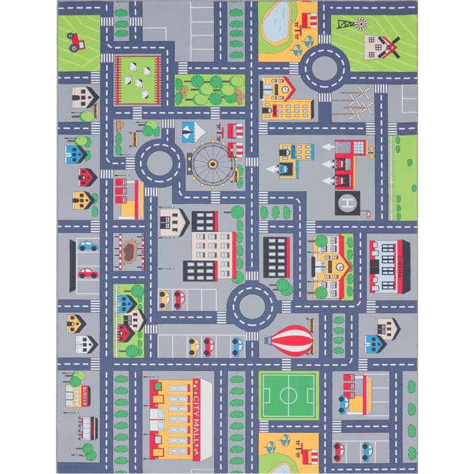 Kindertapijt Bini grijs  200x290 cm