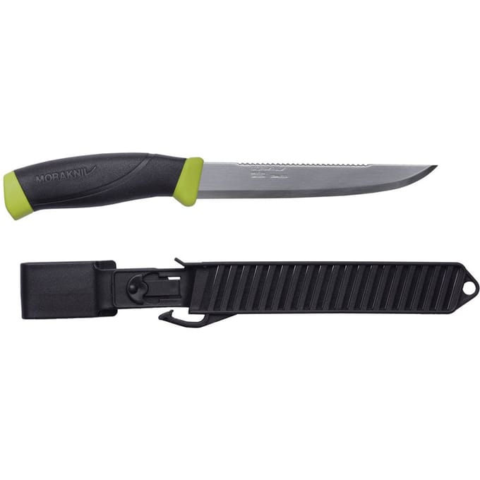 Morakniv Companion Fishing Scaler 150 (S), fileermes, lichtgroen