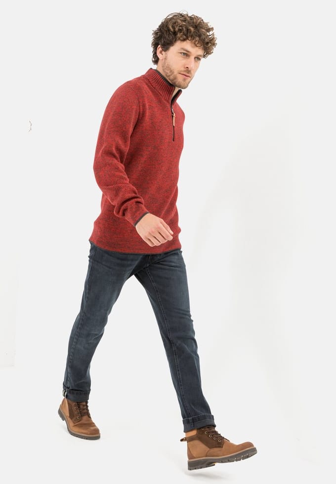 camel active flexXxactive® Denim en Regular fit - Maat menswear-50/34 - Donkerblauw