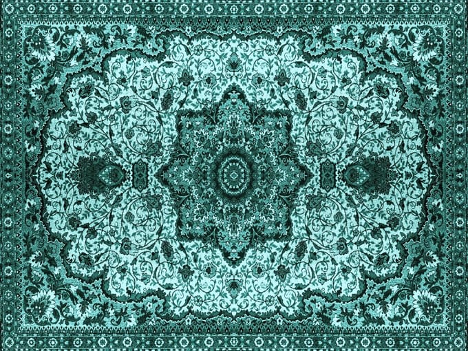 Vinyl | Vloerkleed vinyl | Persia Turquoise | 140x195 cm