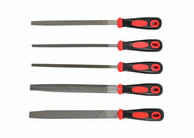 Awtools Pro Set - Vijlenset - 5 stuks - Harde Staal - Ergonomische Handgrepen