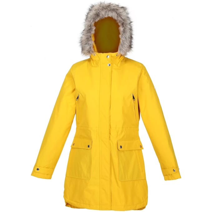 Regatta Dames/Dames Sabinka parka met bontrand (Zonsondergang)