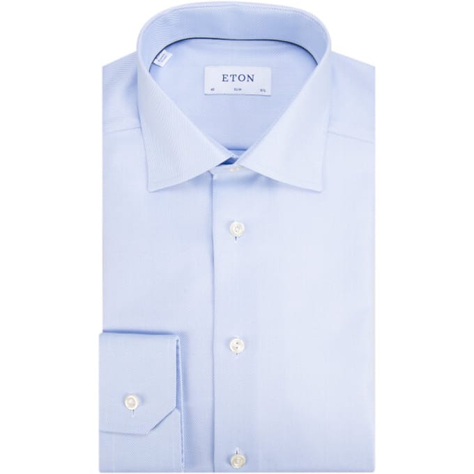 Eton Slim fit overhemd met lange mouwen