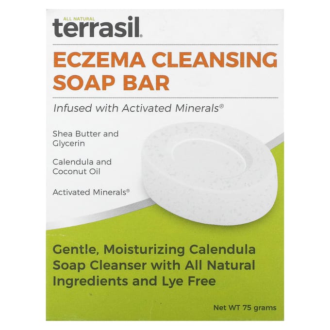 Terrasil, Eczeem Reinigende Zeep Bar, 75g white