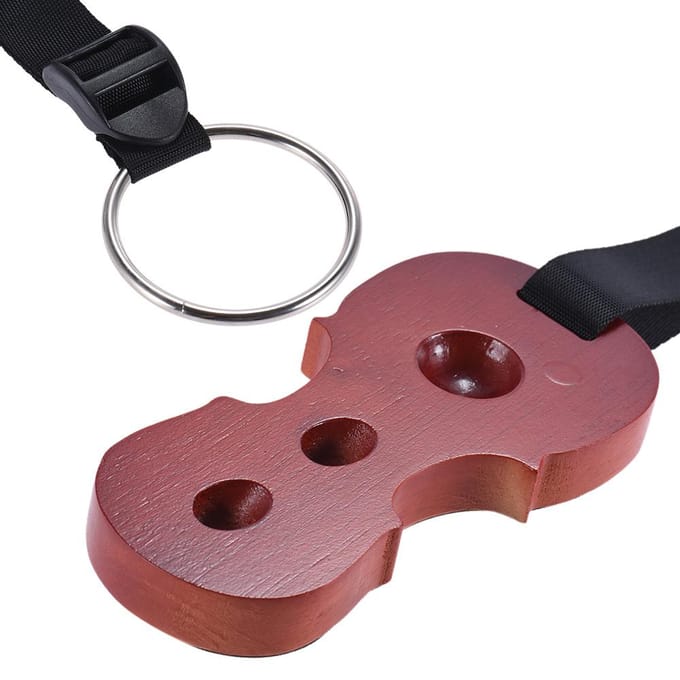 Pique de violoncelle en bois dur Antidérapant Butée Support Repose Ancre Protecteur Coussinet Forme de violoncelle Couleur Bois de rose blanc