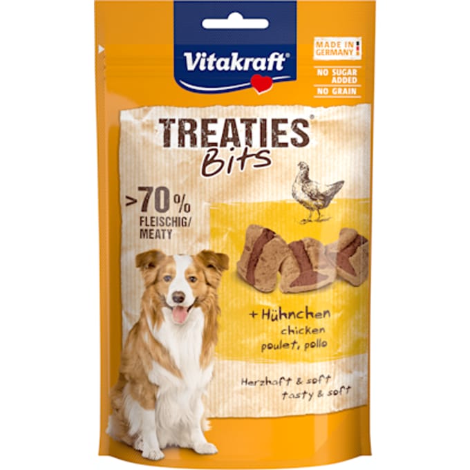 2x120g Treaties Bits Kip Vitakraft Hondensnacks