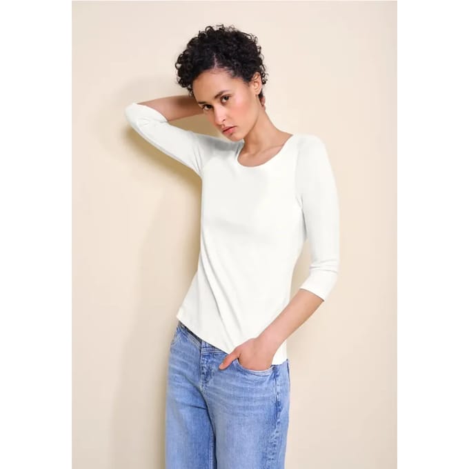 Shirt in effen kleur