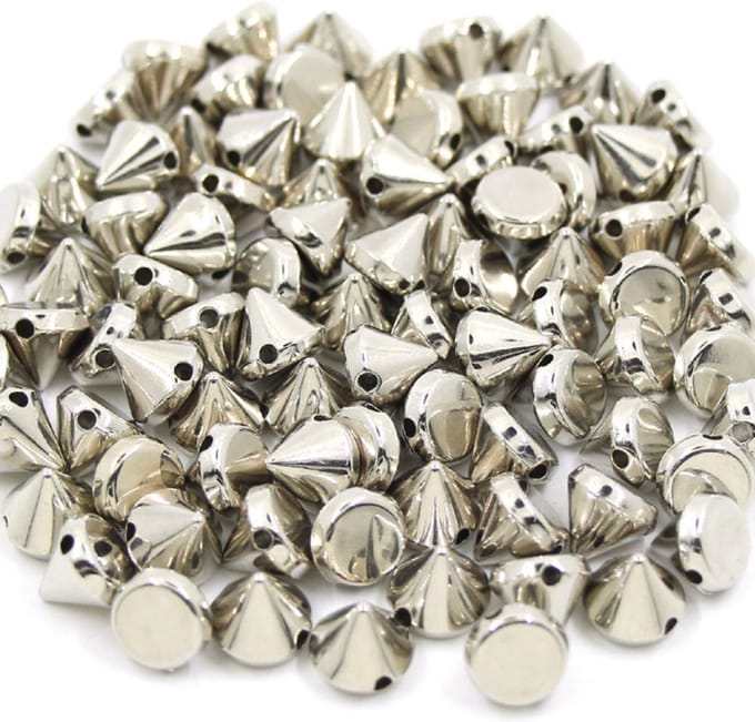 Hiden - Spikes - Studs - Studs voor kleding - Studs Hobby - Spikes Schoenen - Zilverkleurig - 20 stuks
