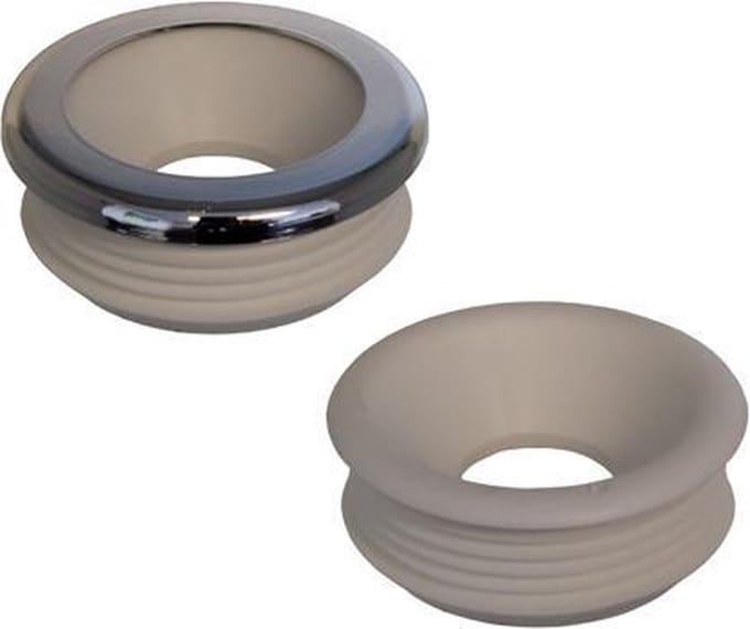 Solar Euromanchet 14W 55 Mm Recht Wit Tpe, 32 Mm Pijp