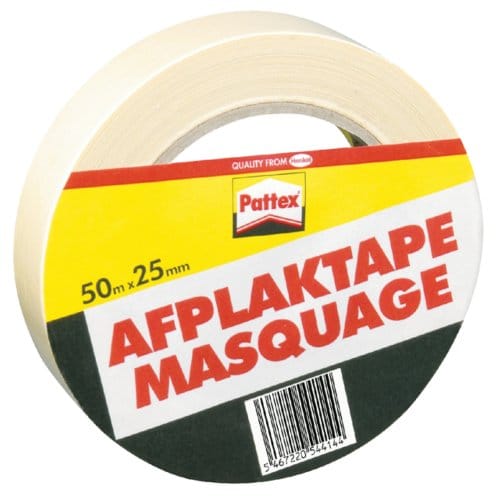 Pattex Afplaktape 25mm 50 m Sleave