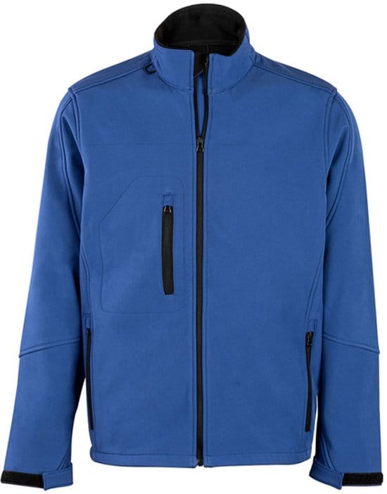 Milanoro - Wind- en waterdichte softshell jas - Jas zonder kap - Koningsblauw - XL