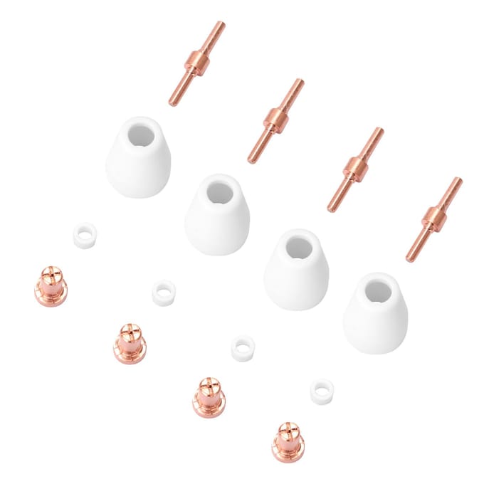 PT31 Plasma Torch Tips Elektrode Nozzle 65PCS Plasma Snijmachine Reserveonderdelen Torch 40A Snijden veelkleurig