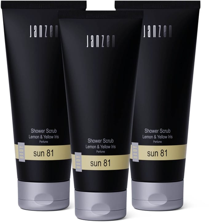 JANZEN Shower Scrub Sun 81 3-pack