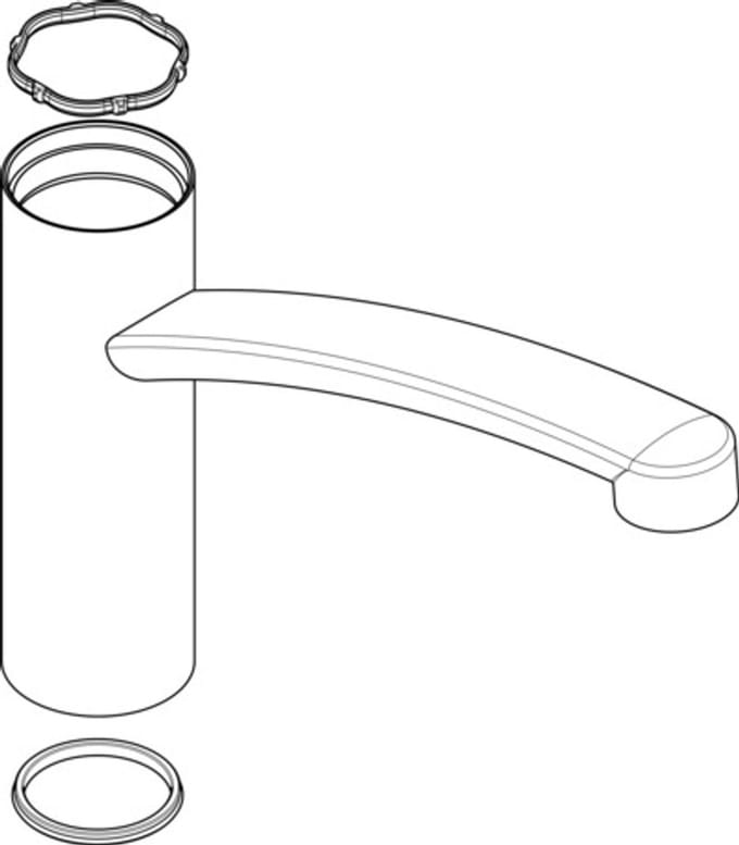 Hansgrohe HG Auslauf kpl., 98349000