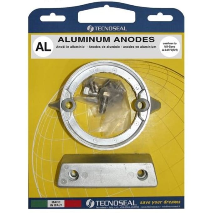 Tecnoseal Aluminium anode pack Volvo 290 dual prop