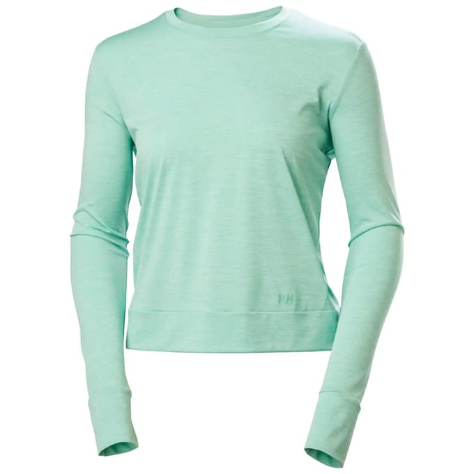 Helly Hansen Sval Lange Mouwen Basislaag Groen,Blauw M Vrouw